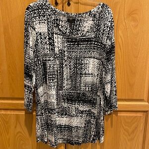 JM Collection Tunic style blouse